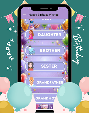 Happy Birthday Wishes 2025 Screenshot 3