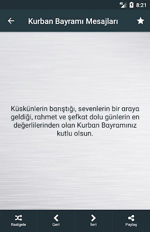 Kurban Bayramı Mesajları Screenshot 2