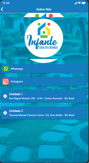 Infante casa da criança Screenshot 1