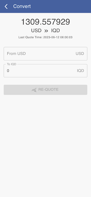 USD to IQD Screenshot 1