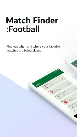 Football Match Finder Screenshot 0