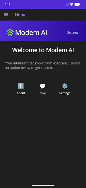 Modem AI Screenshot 1