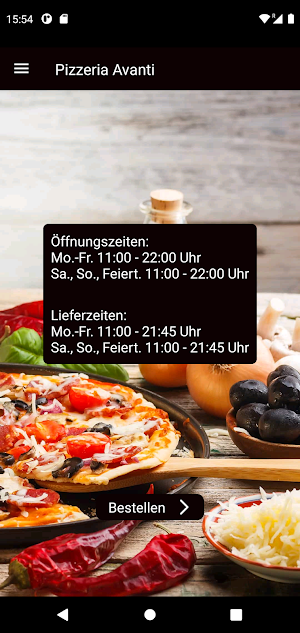 Pizzeria Avanti Screenshot 1