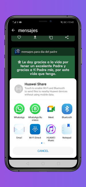 Mensajes Para el Día del Padre Screenshot 2