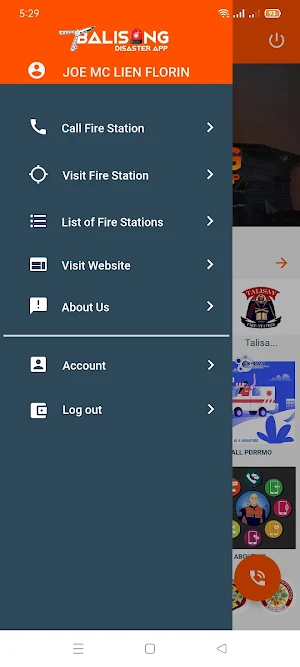 Balisong Disaster App Screenshot 1