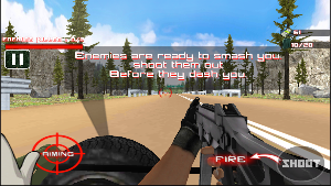 Car Shooter vs Highway Robbers Screenshot 2