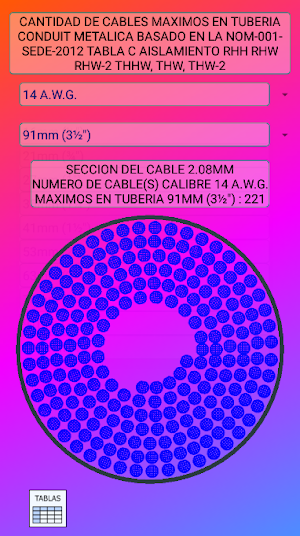 Cables en Tubo Conduit NOM Screenshot 3