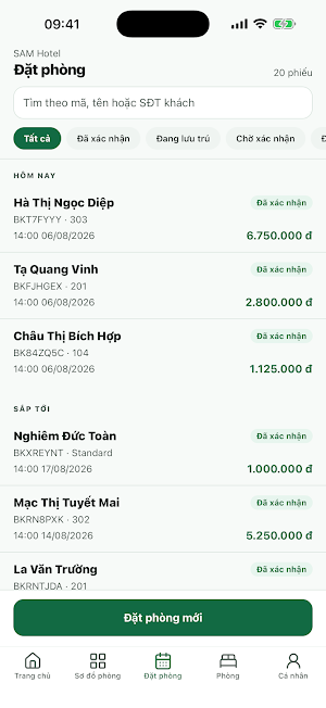 myPMS - Khách sạn, Nhà nghỉ Screenshot 2