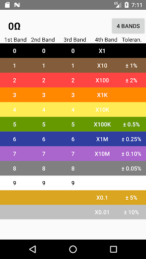Resistor Value Calculator Screenshot 2