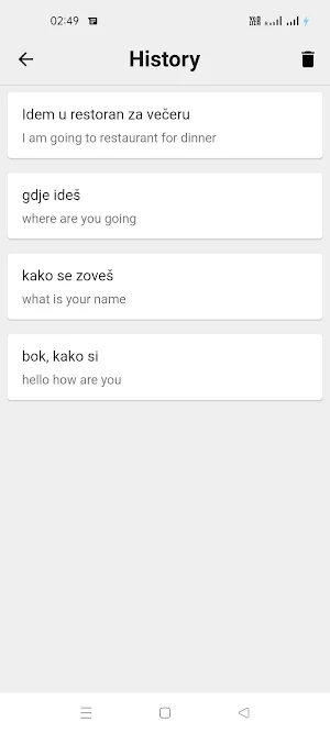 Croatian To English Translator Screenshot 2