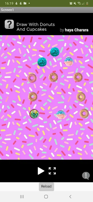 draw with donuts and cupcakes Screenshot 2