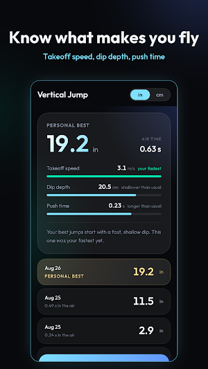TrueVert: Vertical Jump Test Screenshot 2
