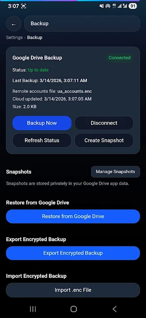 United Authenticator: TOTP 2FA Screenshot 2