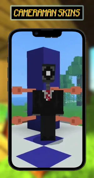 Cameraman Skin For Minecraft Screenshot 3
