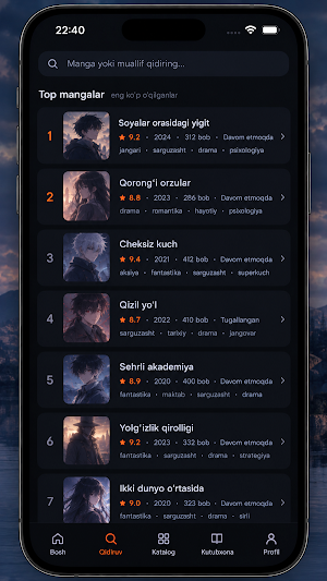 Mangabox - O'zbekcha mangalar Screenshot 3