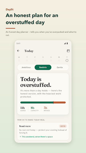 Daylit: Honest Day Planner Screenshot 0