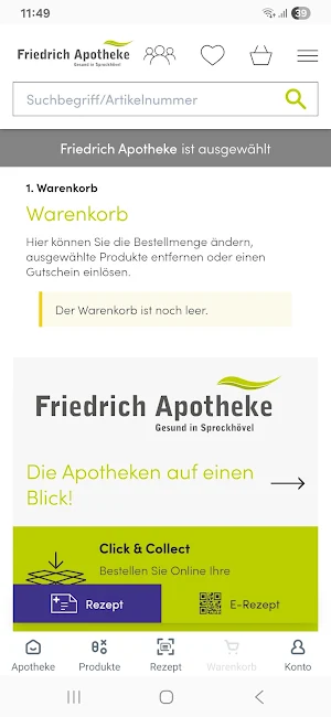TE.AM Apotheken App Screenshot 3