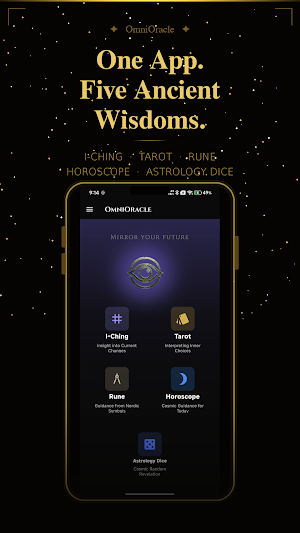 OmniOracle - AI Tarot, I-Ching Screenshot 0