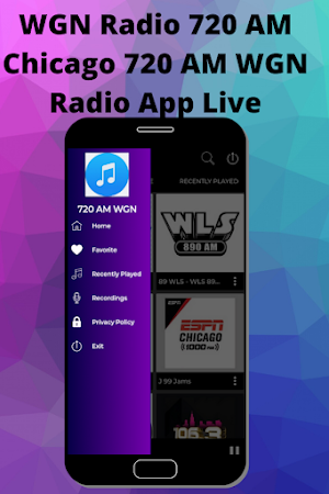 WGN Radio 720 AM Chicago 720 AM WGN Radio App Live Screenshot 2