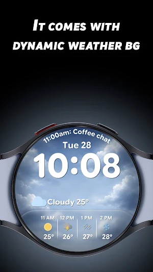 Digital Weather 3 - Watch face Screenshot 2