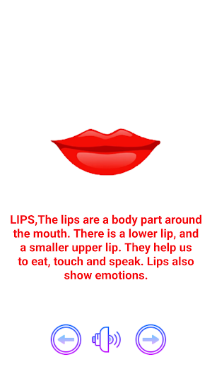 Human Body Parts - Kids Learning Screenshot 1