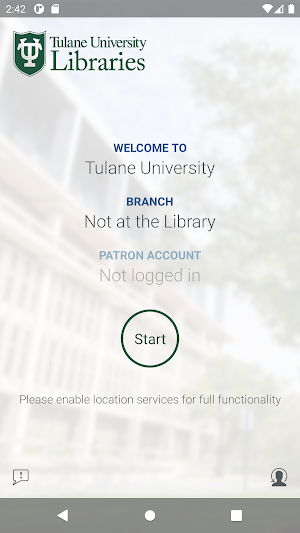Tulane Libraries Self-Checkout Screenshot 0