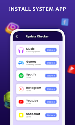 Update Checker For Mobile Apps Screenshot 1