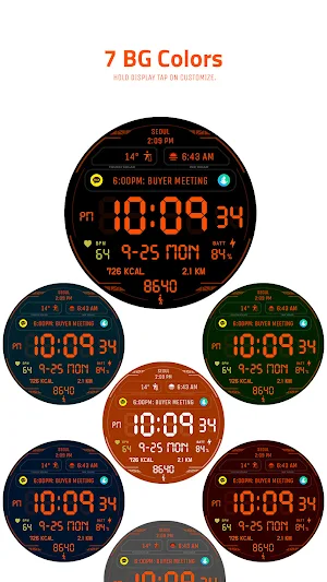 JW207 jwstudio watchface Screenshot 3