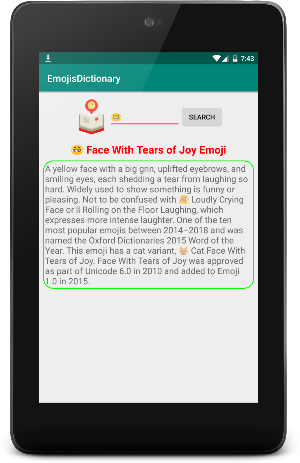 Emoji Dictionary - Emoji Search for meaning Screenshot 0
