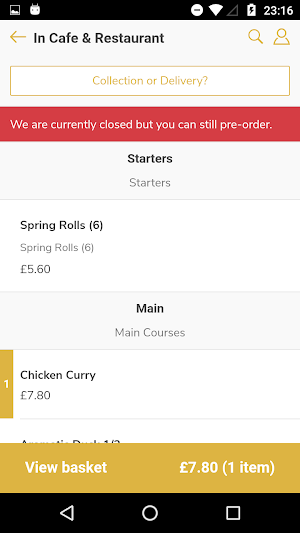 In Cafe & Restaurant Screenshot 1
