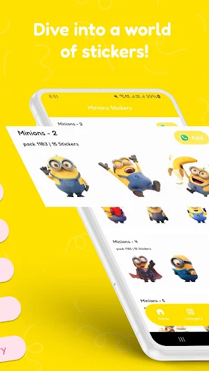 Minions Stickers Screenshot 1