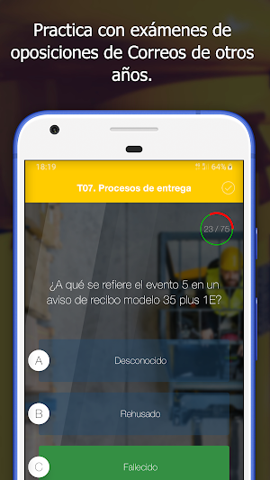 iCorreos – Oposiciones Correos Screenshot 3