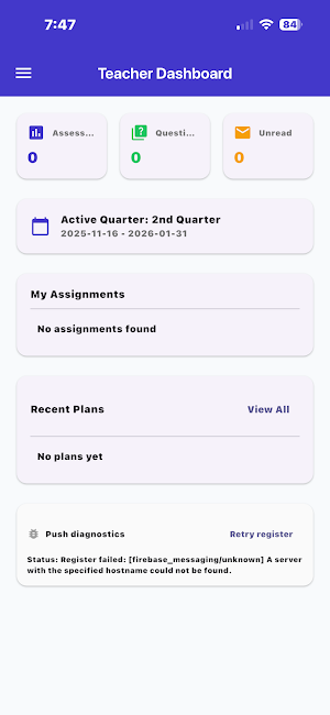 EduFlow - AMS Benha Screenshot 1