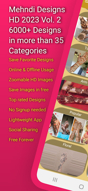 کاشی Mehndi Designs HD Screenshot 0