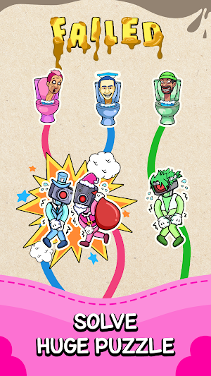 Toilet Monster: Draw to Toilet Screenshot 2