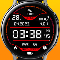 Digital animated clock