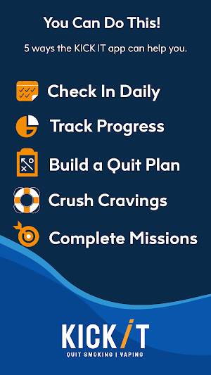 Kick It: Quit Smoking | Vaping Screenshot 1