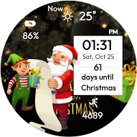 Christmas Dashboard WatchFace