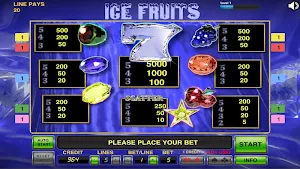 Ice Fruits Slot Machine Screenshot 2