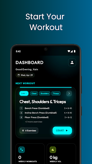 Apex – Gym Workout Tracker Screenshot 0