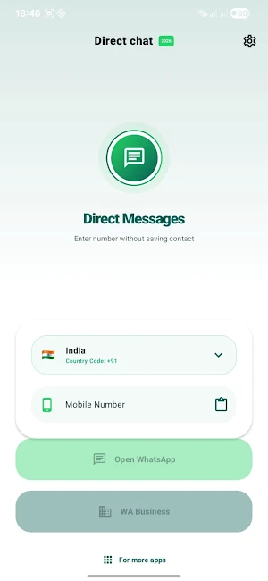 DirectChat-Without save number Screenshot 2