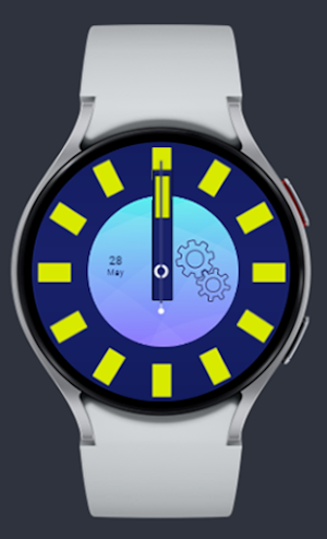 Blue Dream Watch Face Screenshot 2