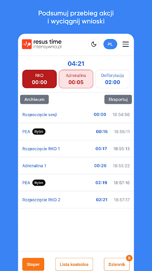 Resus Time Screenshot 3