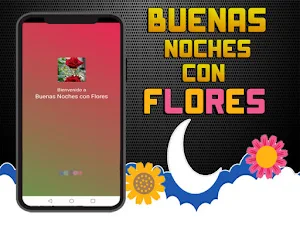 Buenas Noches con Flores Screenshot 0