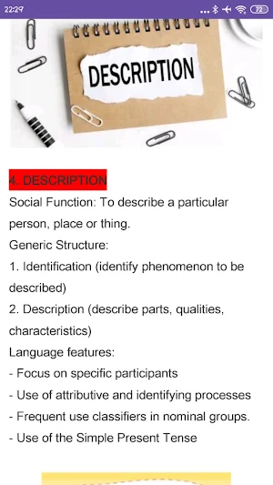 English Genre Text Screenshot 3