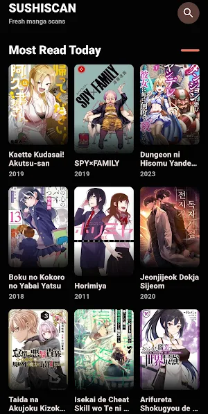 SushiScan : Manga & Comics Screenshot 2