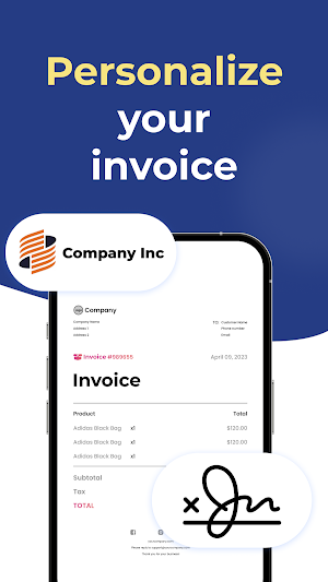 Invoice Maker Flex Screenshot 2