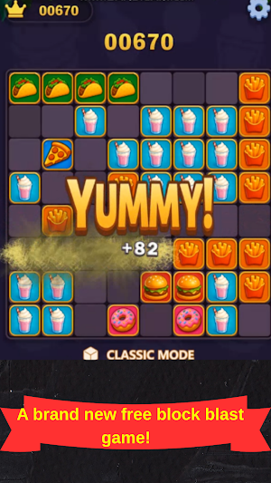 Food Block Blast - Puzzle Game Screenshot 0