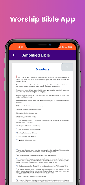 Amplified Bible Offline Screenshot 1