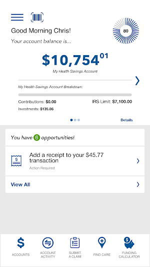 My Flex Spending Screenshot 2